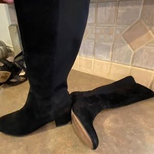 Clark’s knee high suede boots 9.5